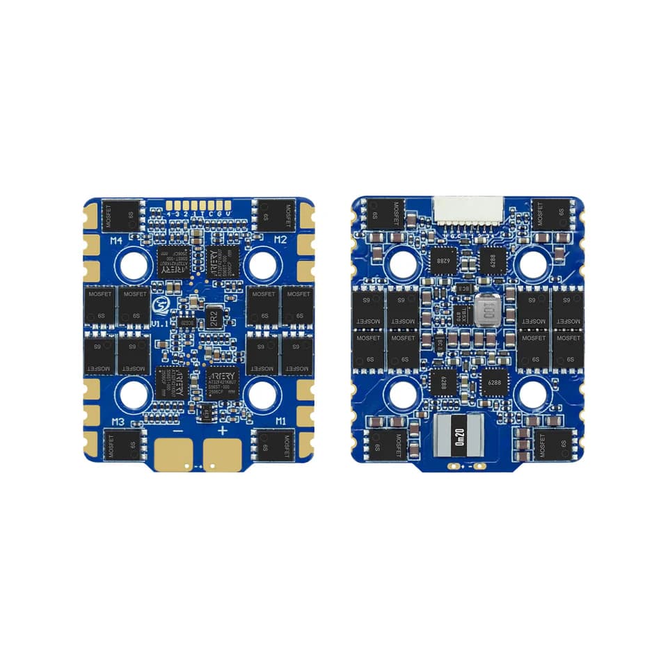 Sequre Blueson A1 6S 65A Or 8S 70A Esc With Am32 20X20 4 In 1 Esc