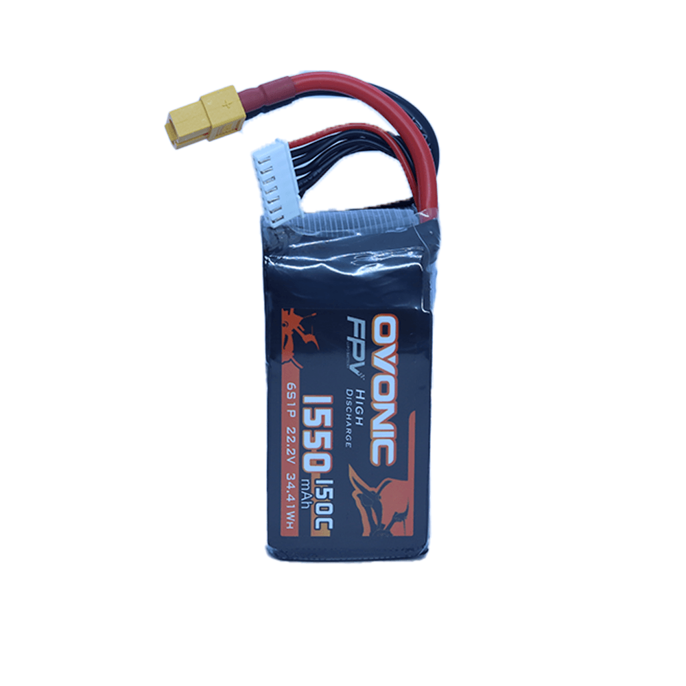 Ovonic 1550Mah 150C 6S1P Lipo Battery With Xt60 Plug